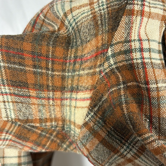 Pendleton Pure Virgin Wool Plaid Button Down Long Sleeve | Size Large - Picture 4 of 4